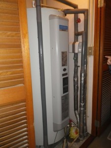 電気温水器取替え工事 施工事例 名古屋市西区 完成