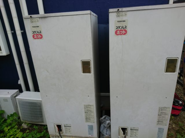 既設電気温水器2台